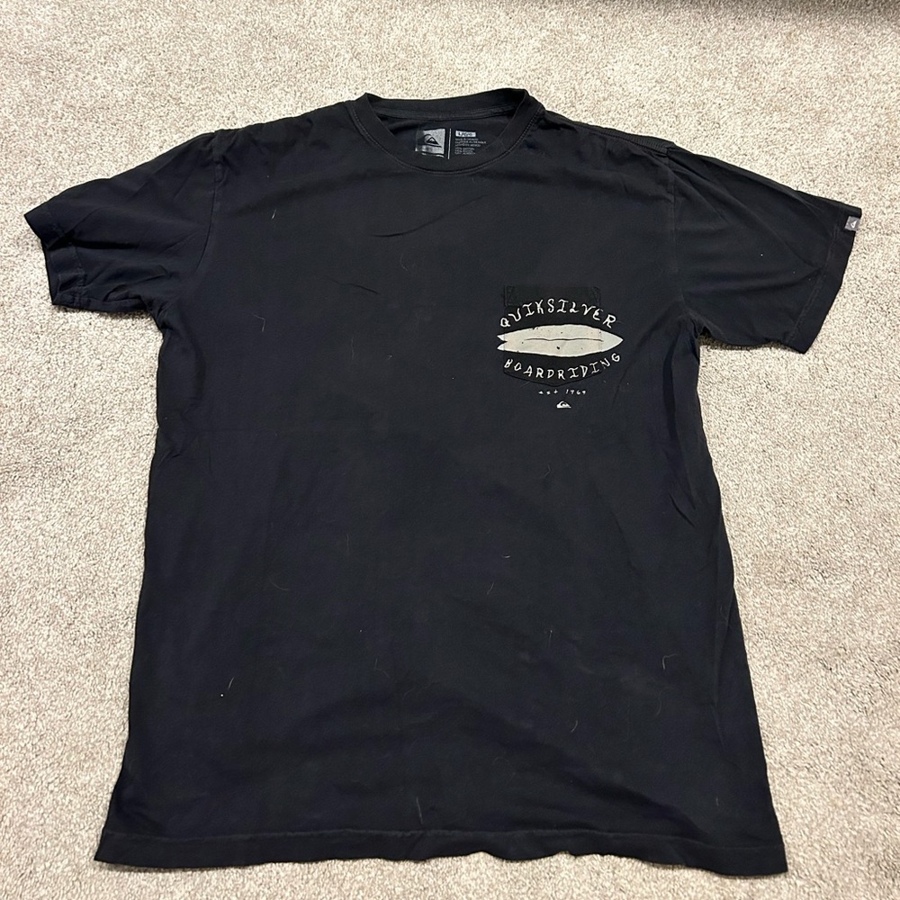 Black QuickSilver Tee Shirt